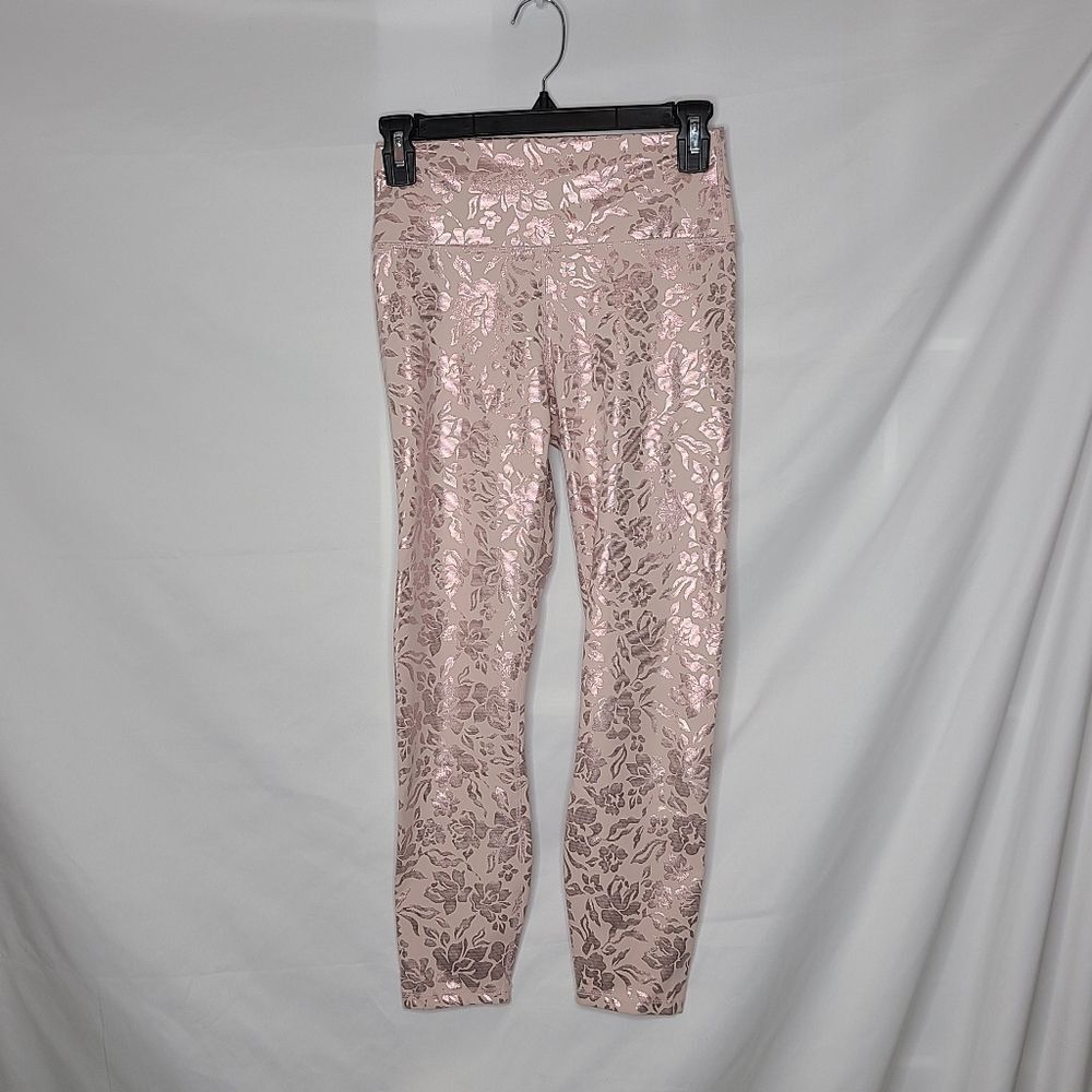 Fabletics High-Waisted Printed PureLuxe 7/8 Leggings sz Sm